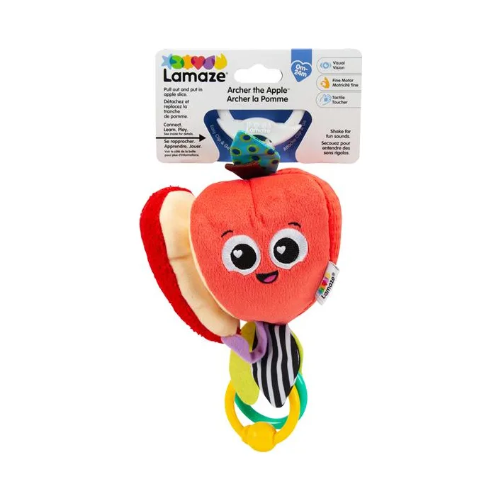Мягкая игрушка-подвеска Lamaze Яблочко с прорезывателем (L27383)