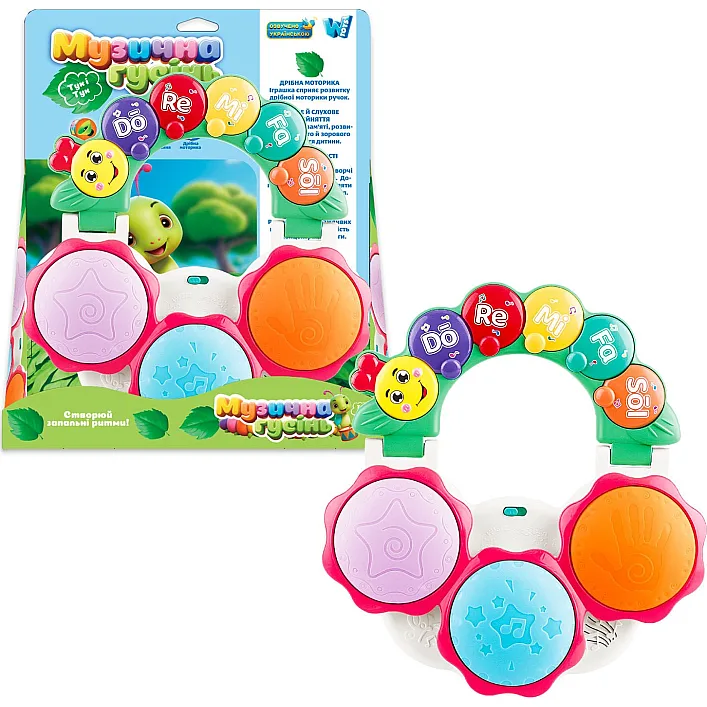 Музыкальная гусеница 57839 (48/2) "WToys", ОСВУЧ.
