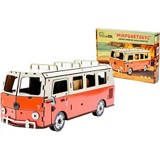 Деревянный 3D конструктор "Микроавтобус" Puz-00926 р.29,7*13,2*11,8см PuzzleOk (Дер7927)
