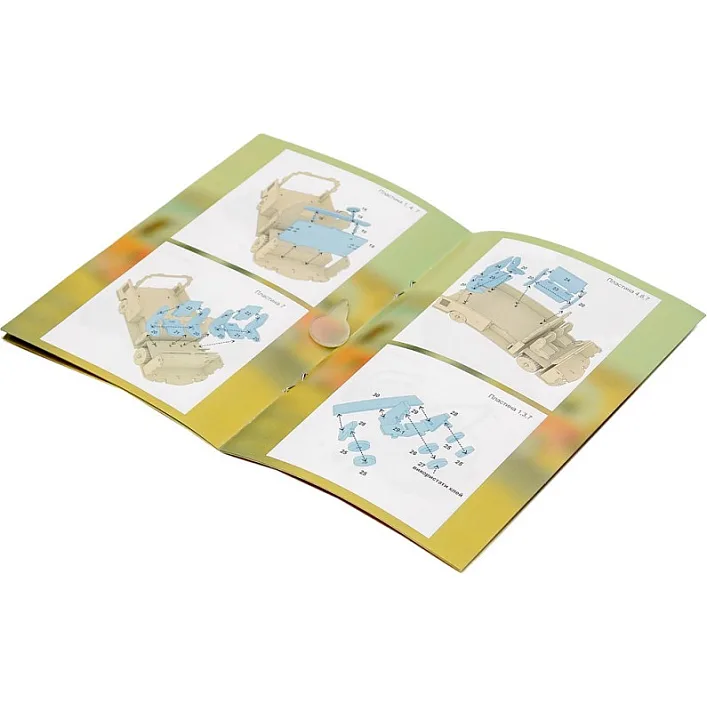 Деревянный 3D конструктор "Микроавтобус" Puz-00926 р.29,7*13,2*11,8см PuzzleOk (Дер7927)