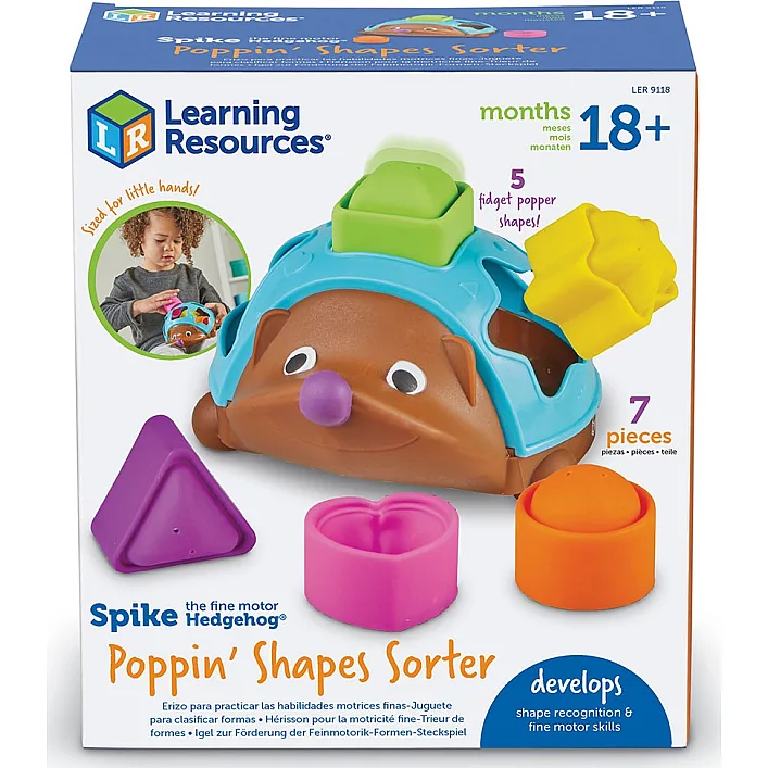 Обучающий игровой набор Learning Resources - Pop-IT Сортер Ежик