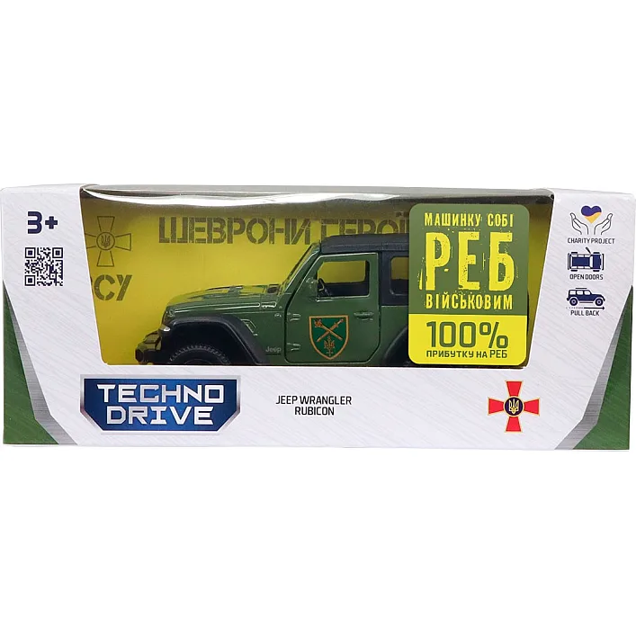 Автомодель серії "Шеврони Героїв" – JEEP WRANGLER RUBICON – "ОК "ПІВНІЧ""
