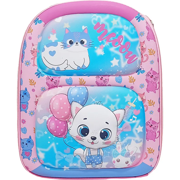 Рюкзак детский "Meooow" N941(Pink) 1 отделение, застежка-молния