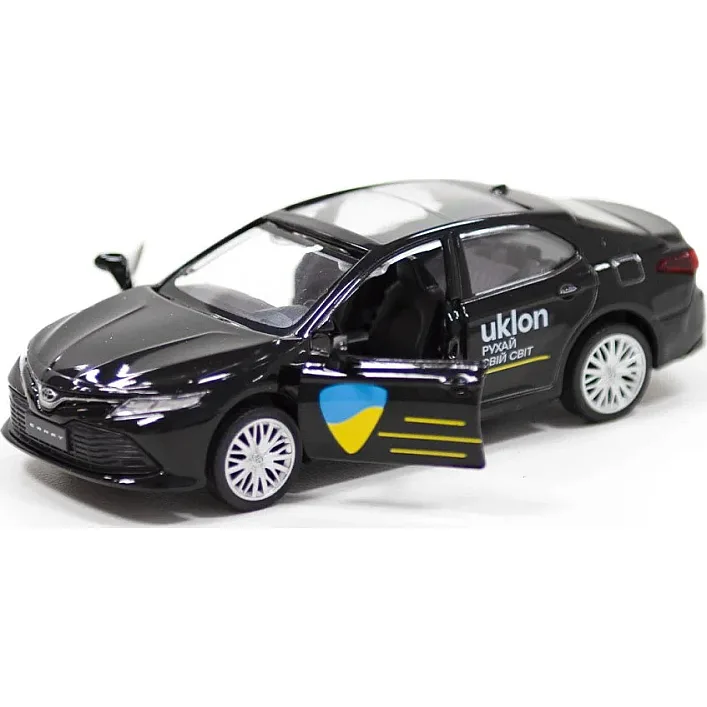 Автомодель - "TOYOTA CAMRY UKLON" (черный) 250292 в коробке TechnoDrive (Маш4090)
