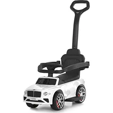 Детская Каталка-толокар (M 6252EL-1) музыка, свет, кожа, подстаканник, MP3, USB, BLUETOOTH
