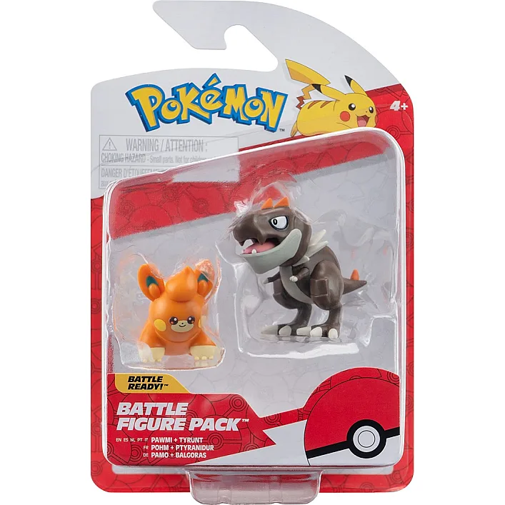 Набор игровых фигурок Pokemon W17 - Тайрант и Павми