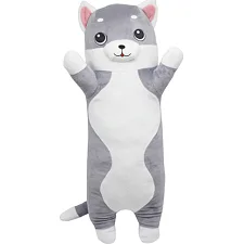 Игрушка-обнимашка "Серый котик", 70 см