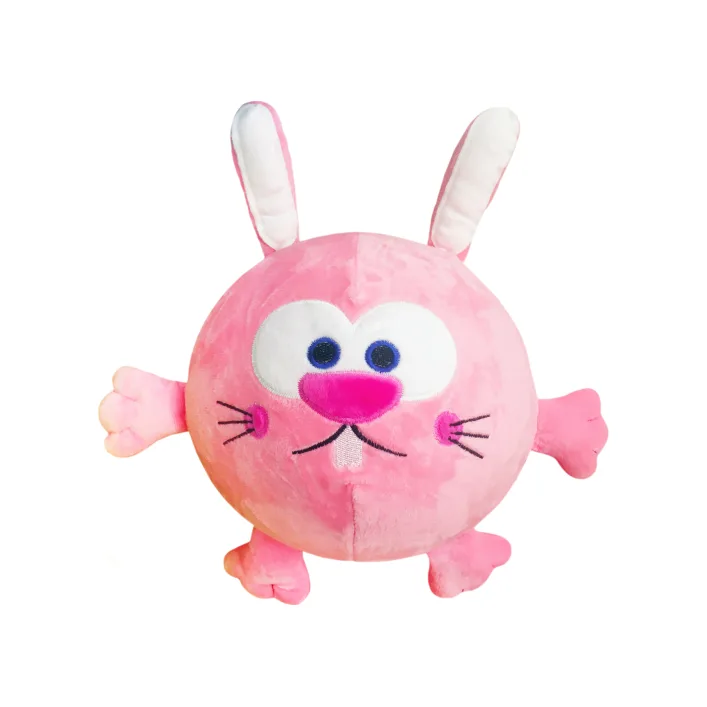 Игрушка-мячик "Зайка" 9-16A/17A/18A р.22,5*22,5*22,5см (Рез6539)