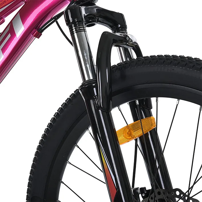 Велосипед MTB2601-3, 26 дюймов, алюминиевая рама 13 Shimano 21SP фуксия