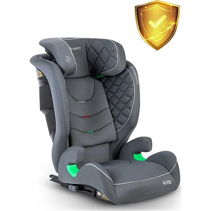 Автокрісло Nukido Louis ISOFIX 15-36 кг, сіре