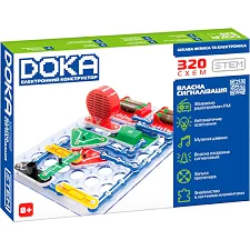 Конструктор электронный DOKA "320 СХЕМ" D70707 (Кон5086)