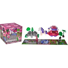 Конструктор "Block&Steps: Путешествие Принцесс" + ходилка и мемори игра 3в1, 139дет. QB300-201 qbee (Кон3281)