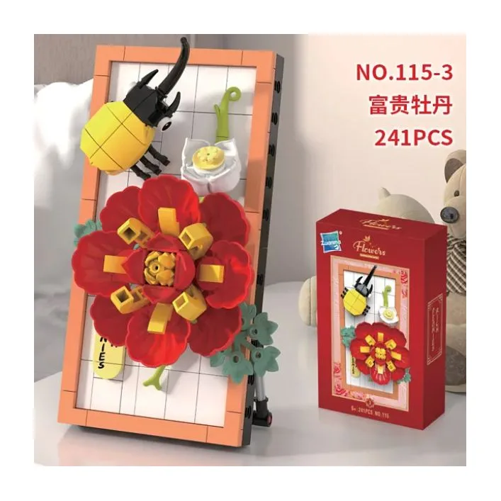 Конструктор “Flowers. Картина с цветочками”, 241 дет
