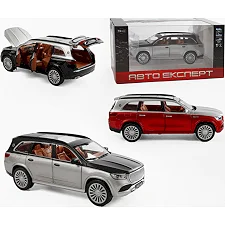 Джип RS-50479 (36/2) "Авто Експерт", 3 кольори, металопластик, масштаб 1:22, світло, звук, інерція, відчиняються двері, багажник, в коробці, МІКС