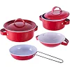 Детский набор посуды «Kitchenware» 620-B5(Red) кастрюля, сковородка
