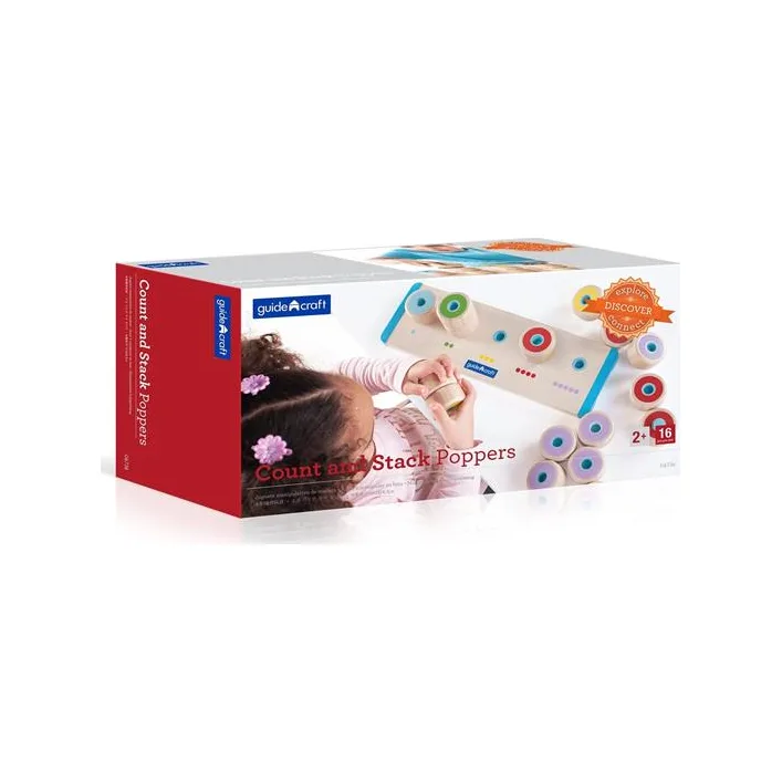 Набор для счета Guidecraft Manipulatives Логические столбики (G6736)
