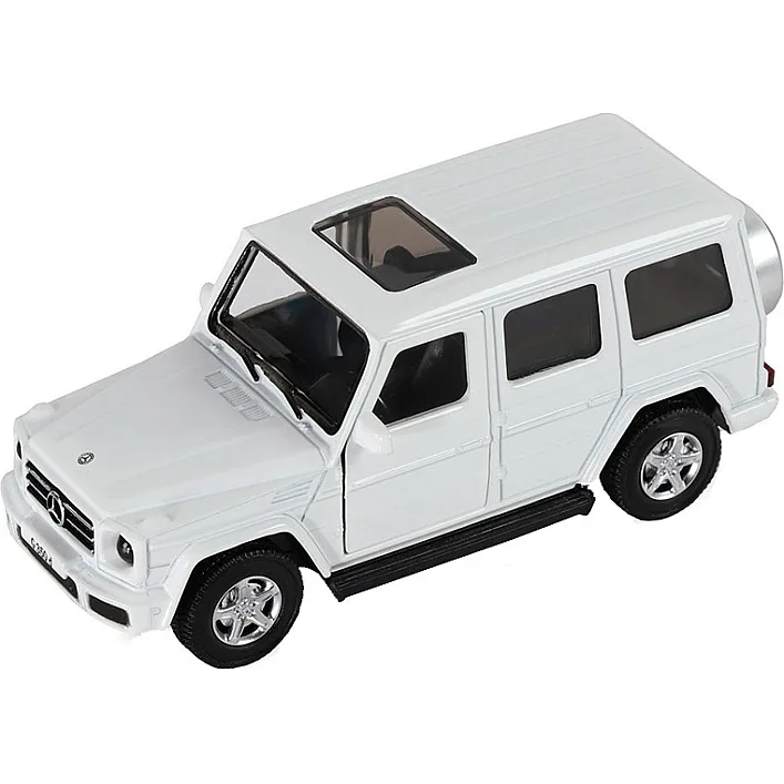 Автомодель - MERCEDES BENZ G350 (белый) 250275 в коробке TechnoDrive (Маш0275)