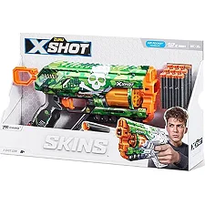 Скорострельный бластер X-Shot Skins Griefer Camo 12 патронов (36561H)