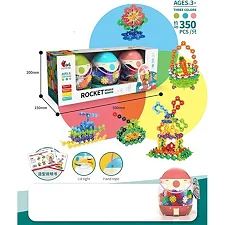 Конструктор 303-24 (8) ЦЕНА ЗА 3 ШТУКИ В БЛОКЕ, 350 деталей