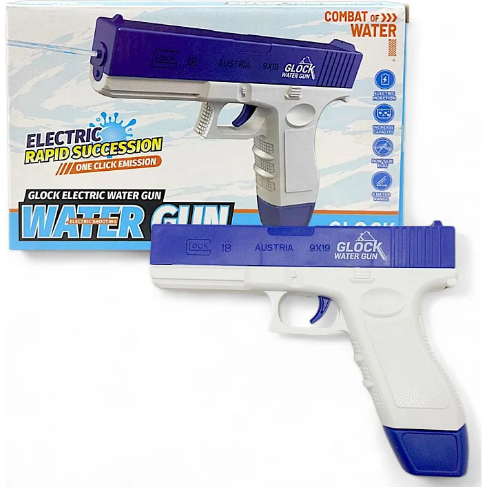 Водный пистолет "Water gun", 22 см, синий