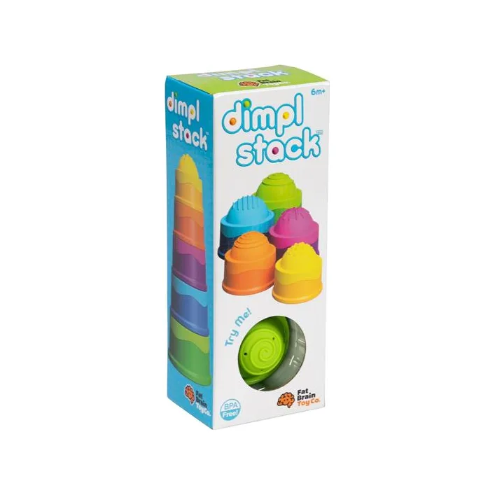 Пірамідка Fat Brain Toys dimpl stack Чашки (F293ML)