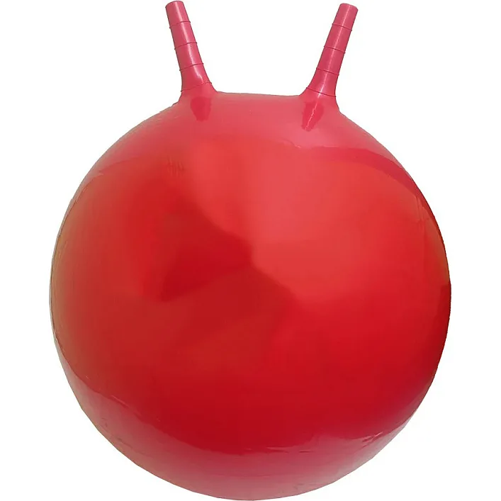 М'яч для фітнесу (фітбол) BT-PB-0178(Red) з ріжками 55 см