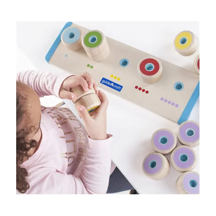 Набор для счета Guidecraft Manipulatives Логические столбики (G6736)