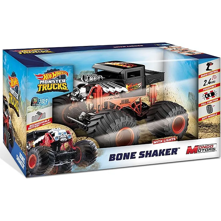 Автомодель на радиоуправлении Hot Wheels MONSTER TRUCKS BONE SHAKER, Mondo (63648)