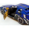 Деревянный 3D конструктор "Muscle Car" Puz-00642 162 дет., синий цвет р. модели 24*9*7 см. (Дер9900)