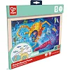 Пазл Hape Океан с раскраской (E1643)