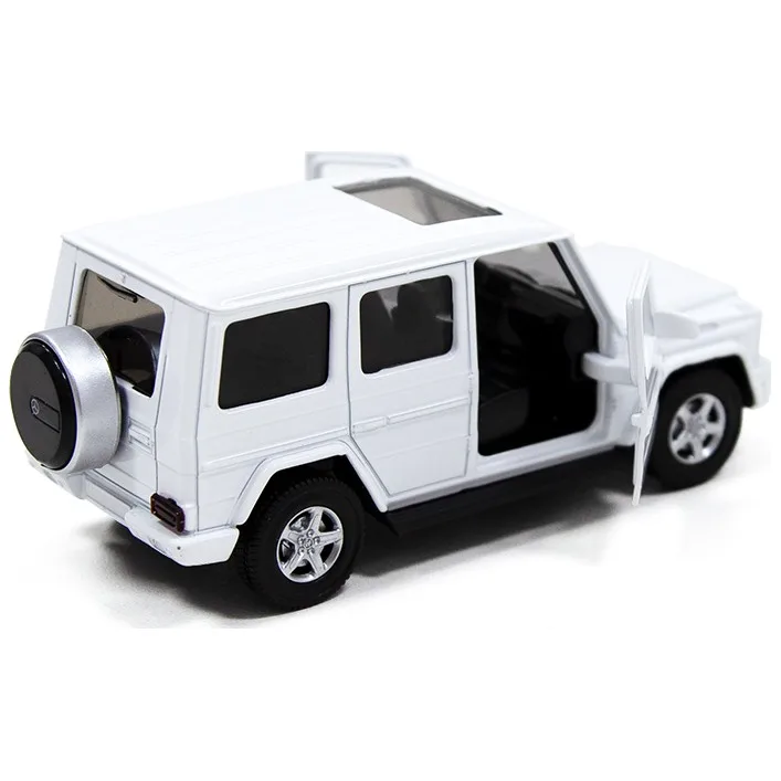 Автомодель - MERCEDES BENZ G350 (белый) 250275 в коробке TechnoDrive (Маш0275)