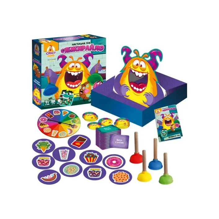 Настольная игра "Crazy Koko. Обжирайло" VT8055-41 VladiToys (Нас8264)