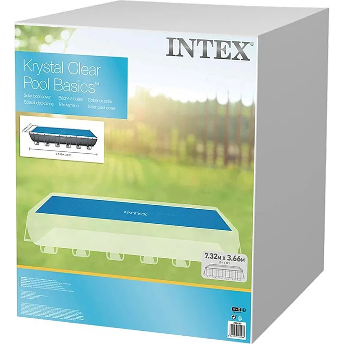 Теплозберігаюче покриття (солярна плівка) для басейну Intex 28017T, 716-346 см