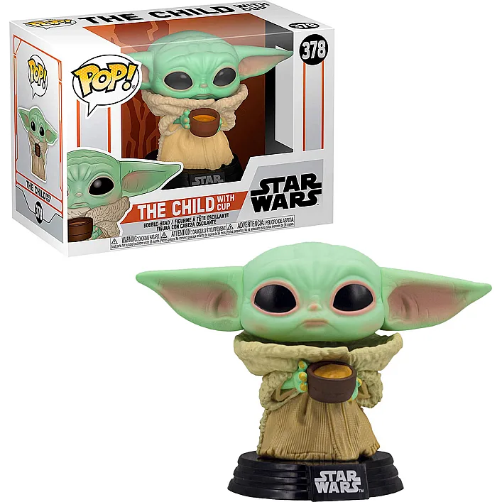 Ігрова фігурка FUNKO POP! серії "Мандалорець" - МАЛЮК ІЗ ЧАШКОЮ