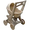 Коляска для кукол с люлькой Eco Beige 0121/02eco DOLONI (Дев1512)