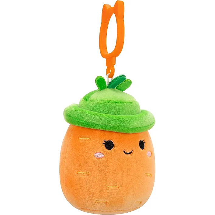 Мягкая игрушка на клипсе Squishmallows – Морковка Каролина