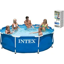 Intex Басейн каркасний 28200 NP (1) об`єм: 4 485 л (90), розмір:305х76см, круглий, від 6+ років, в коробці