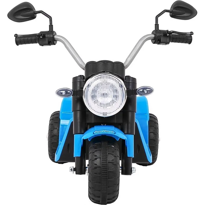 Детский аккумуляторный мотоцикл RAMIZ MiniBike голубой