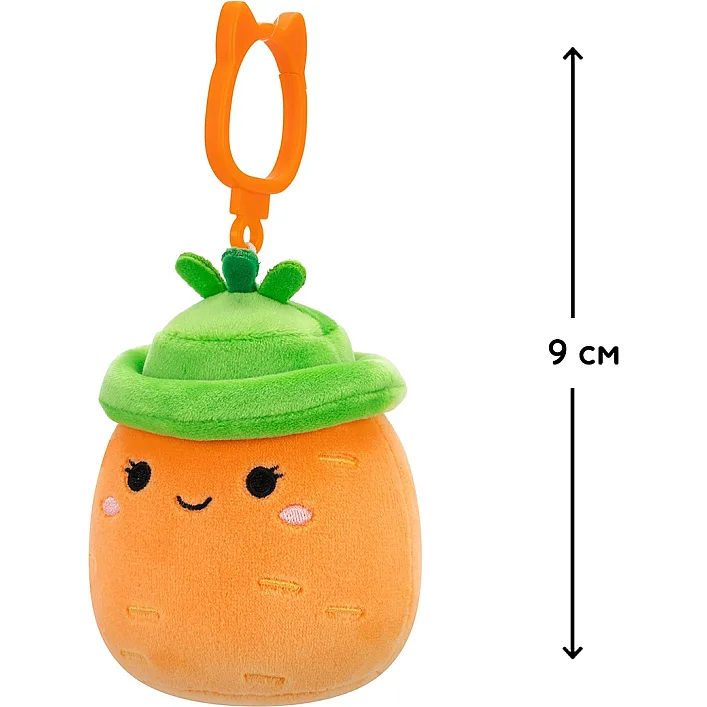 Мягкая игрушка на клипсе Squishmallows – Морковка Каролина