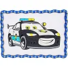 Картина по номерах Puz-22952 "Поліцейська машина" дерев'яна, формат А4 PuzzleOk (Нас8748)