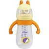 Бутылочка пластиковая с силиконовыми ручками MGZ-0200(Yellow) 260 мл