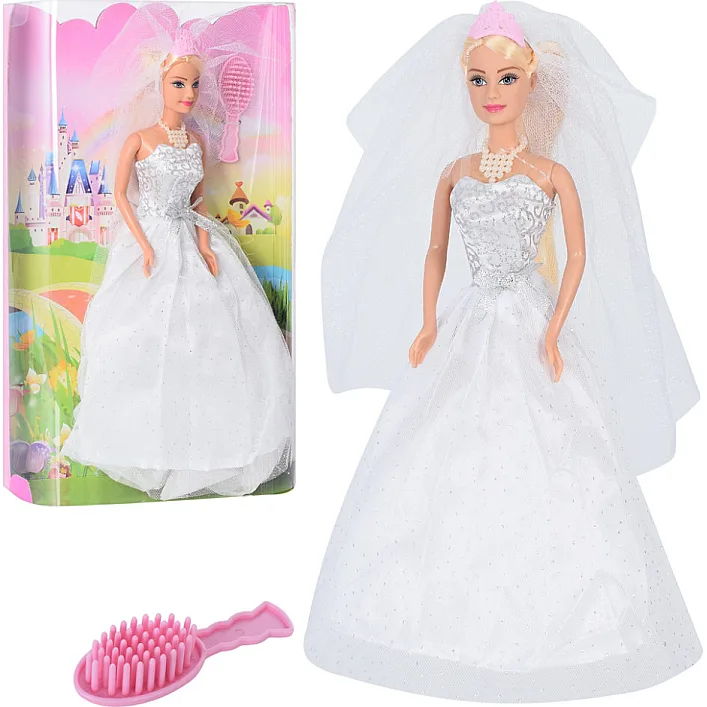 УЦЕНКА!!! Детская кукла "Невеста" Defa Lucy" 6091(White)-UC с фатой