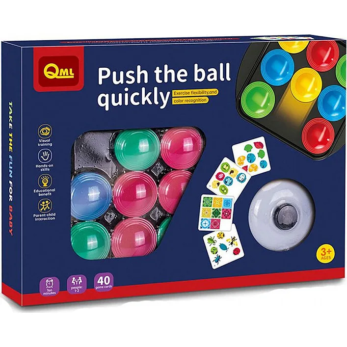Логическая игра Пятнашки M13I 40 игровых карт, звоночек