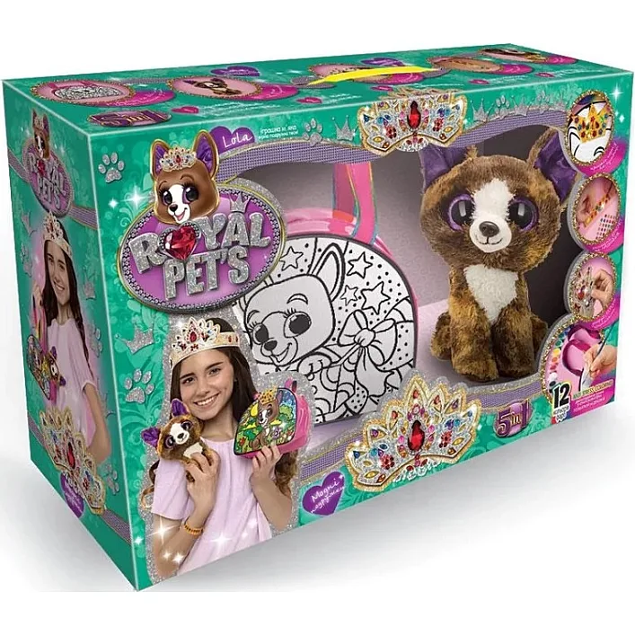 Набір креативної творчості "ROYAL PET`S" сумочка з собачкою RP-01-01-07U укр RP-01-07U