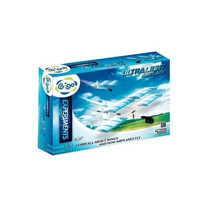 Конструктор Gigo Эксперименты Аэроплан 44 детали (7402)