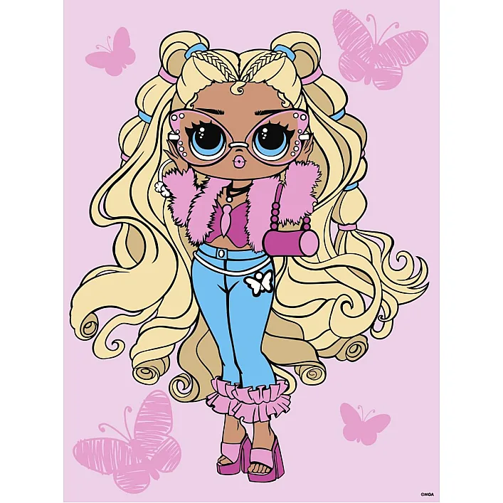 Набор для росписи по номерам для детей "L.O.L. Surprise! Tweens Olivia Flutter" 30х40 см. KHO6286 (Нас9970)