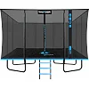 Батут THUNDER OUTSIDE PHENOM с наружной сеткой 8 х 12 футов черно-голубой