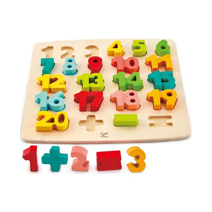 Деревянный пазл Hape Цифры (E1550)