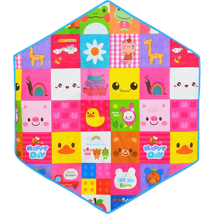 Дитячий манеж MR 1512 Powder Pink 146×127×110 см