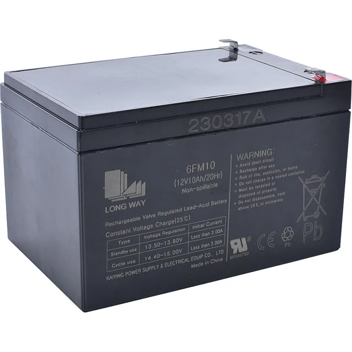 Акумуляторна батарея універсальна LONG WAY 12V10Ah-BATTERY